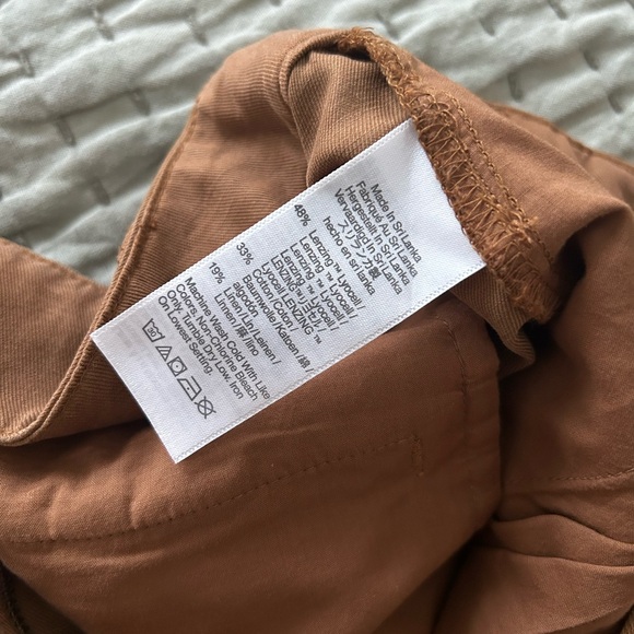 NWT Madewell Harlow brown wide leg trousers - Picture 3 of 7